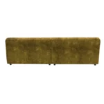 Bretz OCEAN 7 Sofa mit Ottomane UDli-Ure 158 in der Breite ca. 264 cm Bezug 641978 gold green aus der Rueckansicht