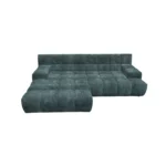 Bretz OCEAN 7 Sofa mit Ottomane UDli-Ure 158 in der Breite ca. 264 cm Bezug 641984 powder grey