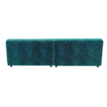 Bretz OCEAN 7 Sofa mit Ottomane UDli-Ure 158 in der Breite ca. 264 cm Bezug 650322 blue moss aus der Rueckansicht