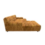 Bretz OCEAN 7 Sofa mit Ottomane UDli-Ure 158 in der Breite ca. 264 cm Bezug 659675 marigold aus der Seitenansicht