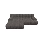 Bretz OCEAN 7 Sofa mit Ottomane UDli-Ure 158 in der Breite ca. 264 cm Bezug 659685 frappé