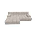 Bretz OCEAN 7 Sofa mit Ottomane UDli-Ure 158 in der Breite ca. 264 cm Bezug 667542 nuvola