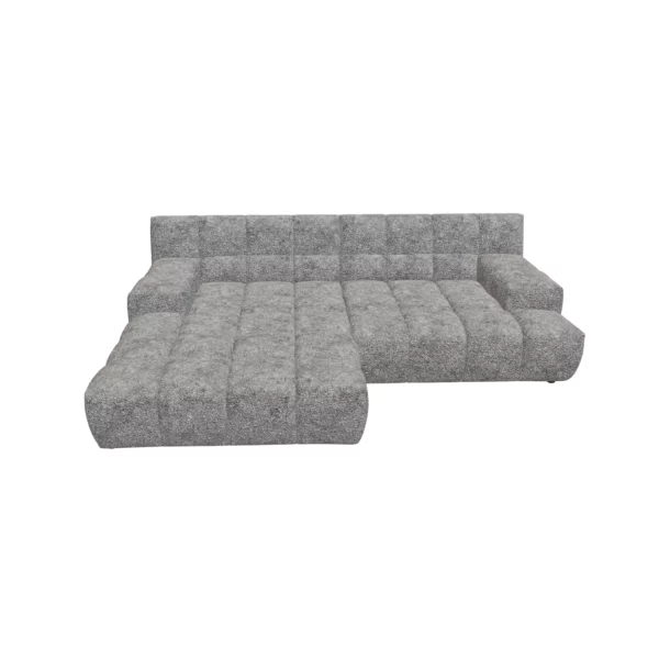 Bretz OCEAN 7 Sofa mit Ottomane UDli-Ure 158 in der Breite ca. 264 cm Bezug 667583 grigio