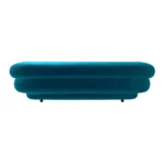 Bretz POOLSIDE Sofa F103 im Bezug 619426 enzianblau aus der Rueckansicht