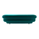 Bretz POOLSIDE Sofa F103 im Bezug 619431 smaragdgruen aus der Rueckansicht