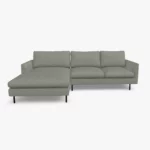 freistil 134 Sofa mit Longchair in der Breite ca. 274 cm im Stoff-Bezug 6511 betongrau