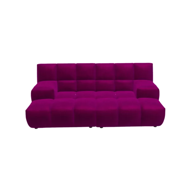 Bretz OCEAN 7 Sofa TNli-TNre 158 in der Breite ca. 198 cm Bezug 619417 brombeere