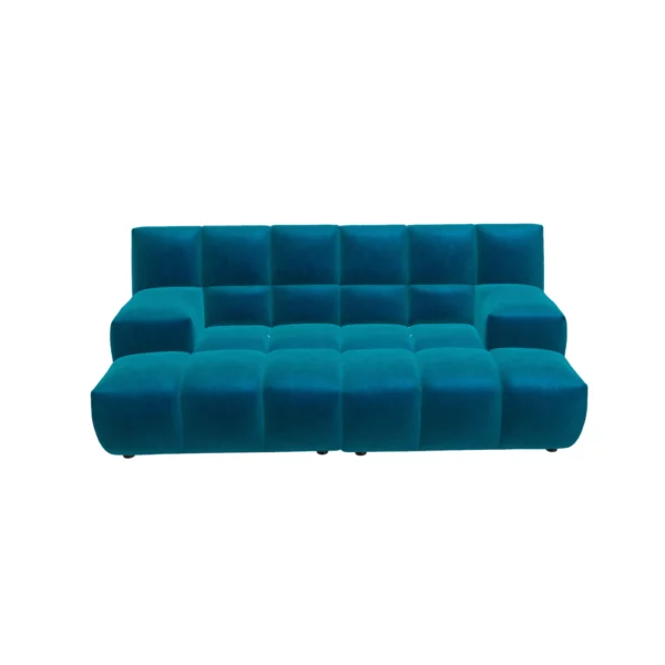 Bretz OCEAN 7 Sofa TNli-TNre 158 in der Breite ca. 198 cm Bezug 619426 enzianblau