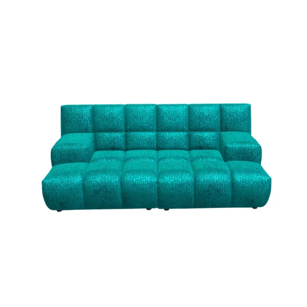 Bretz OCEAN 7 Sofa TNli-TNre 158 in der Breite ca. 198 cm Bezug 631524 blue drops