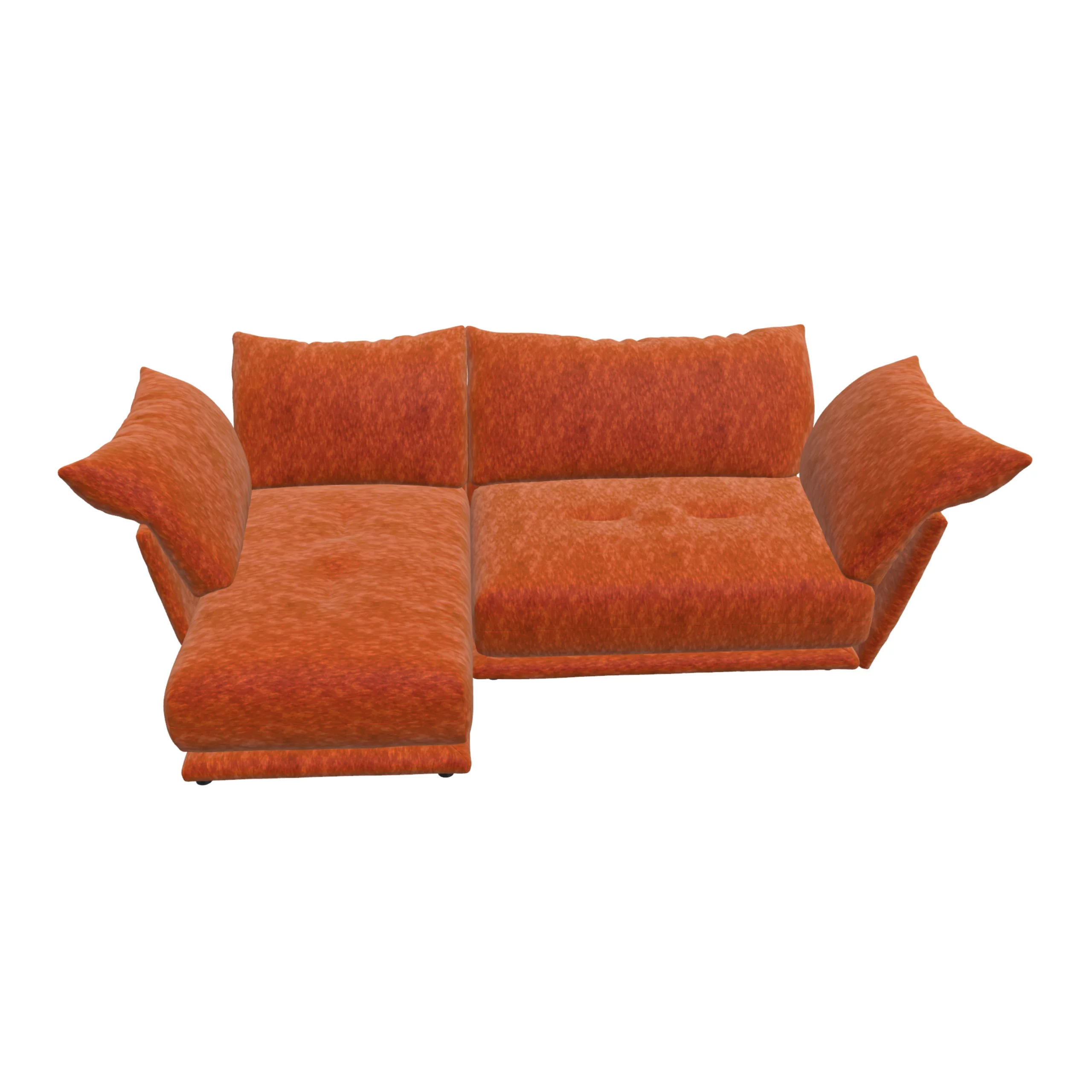 Bretz ESFERA Ecksofa HLI102 im Bezug 642960 orange