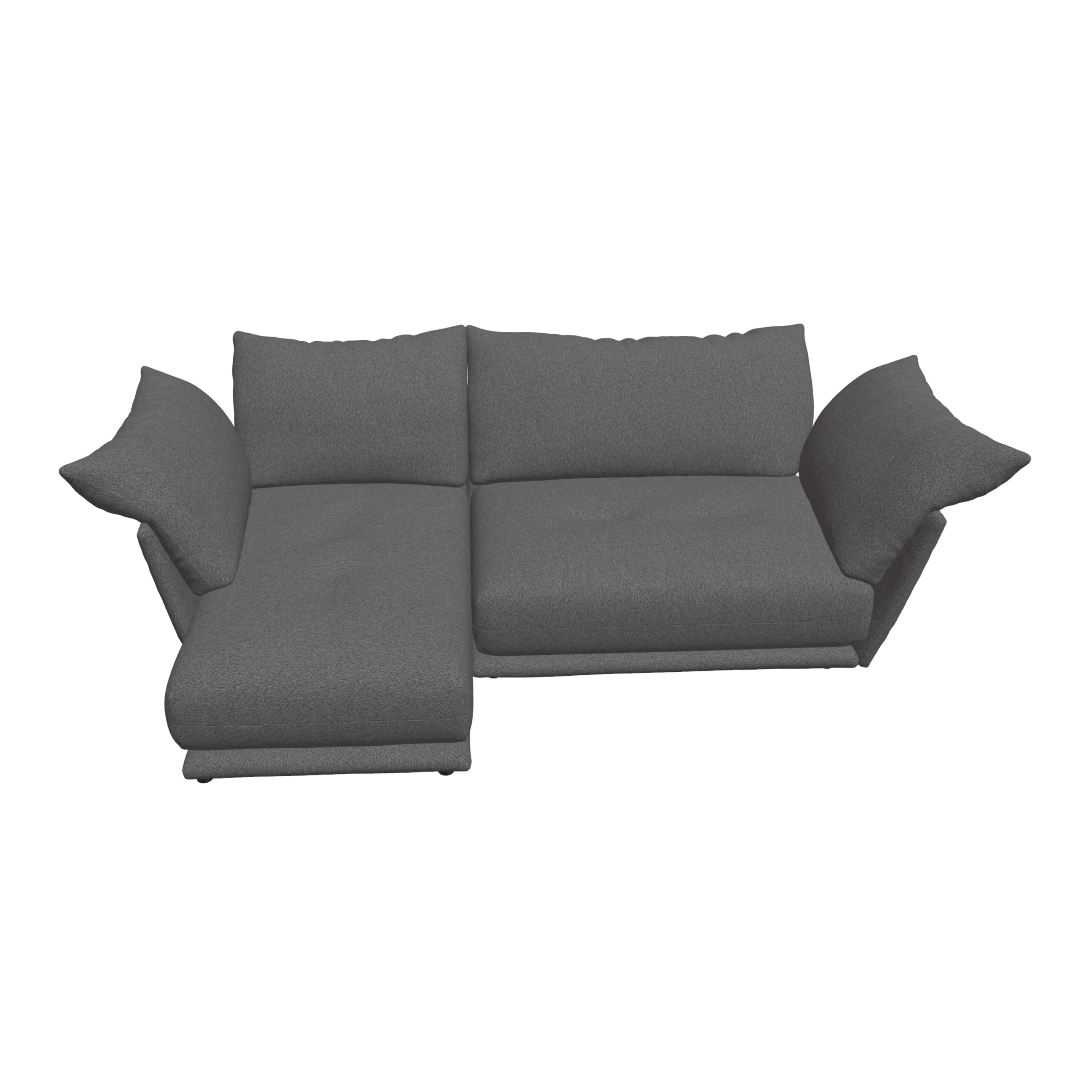 Bretz ESFERA Ecksofa HLI102 im Bezug 657280 stone grey