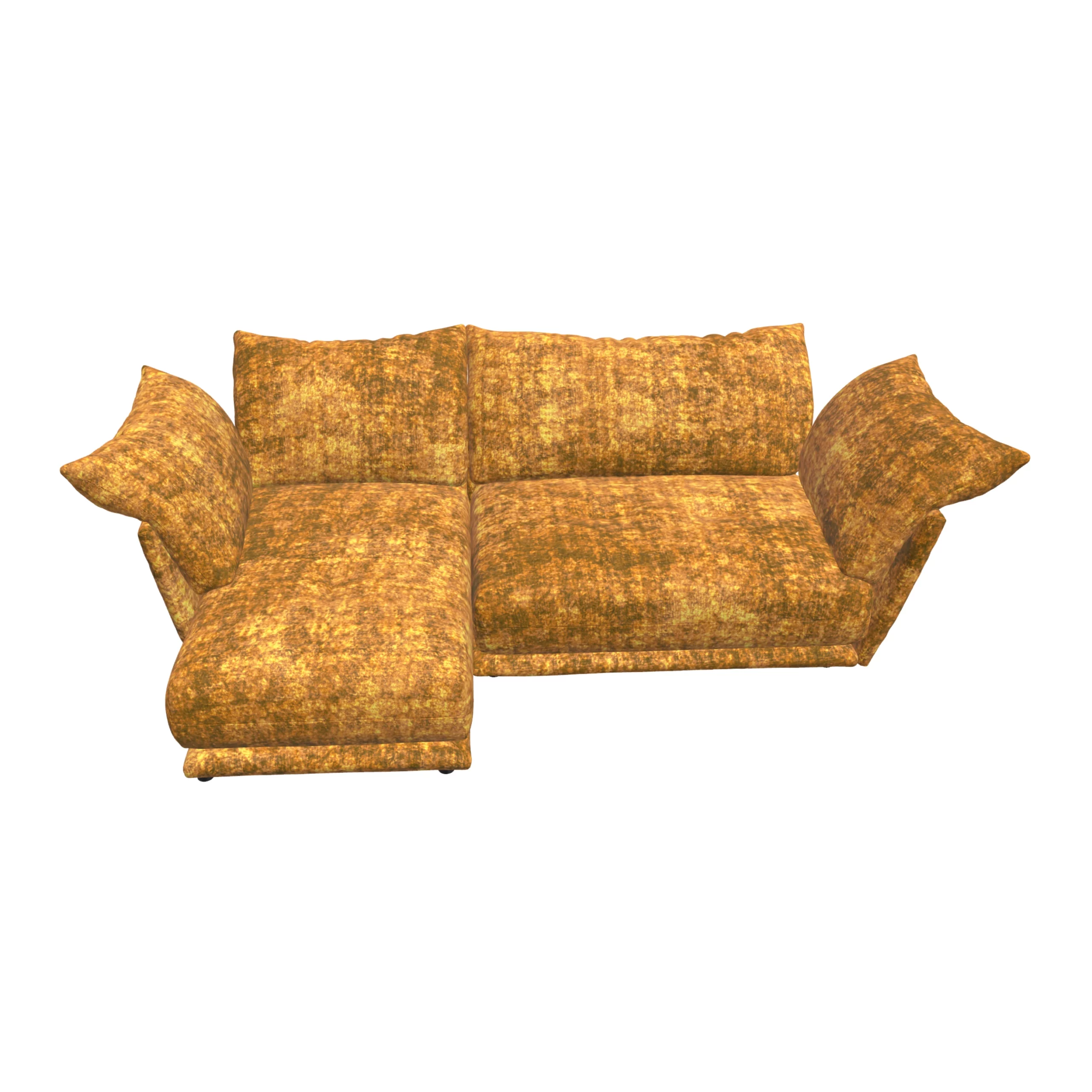 Bretz ESFERA Ecksofa HLI102 im Bezug 659675 marigold