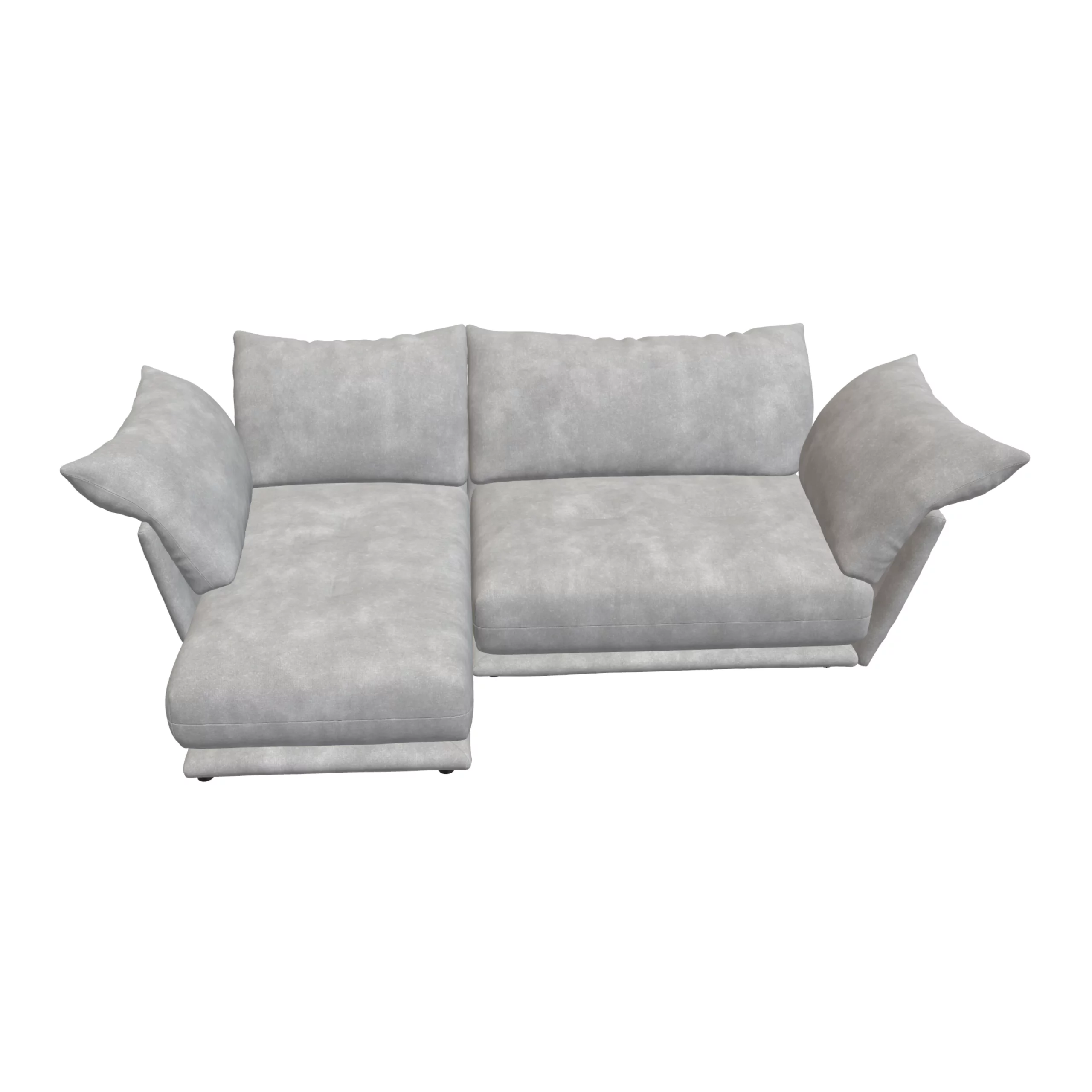 Bretz ESFERA Ecksofa HLI102 im Bezug 659680 moon dust