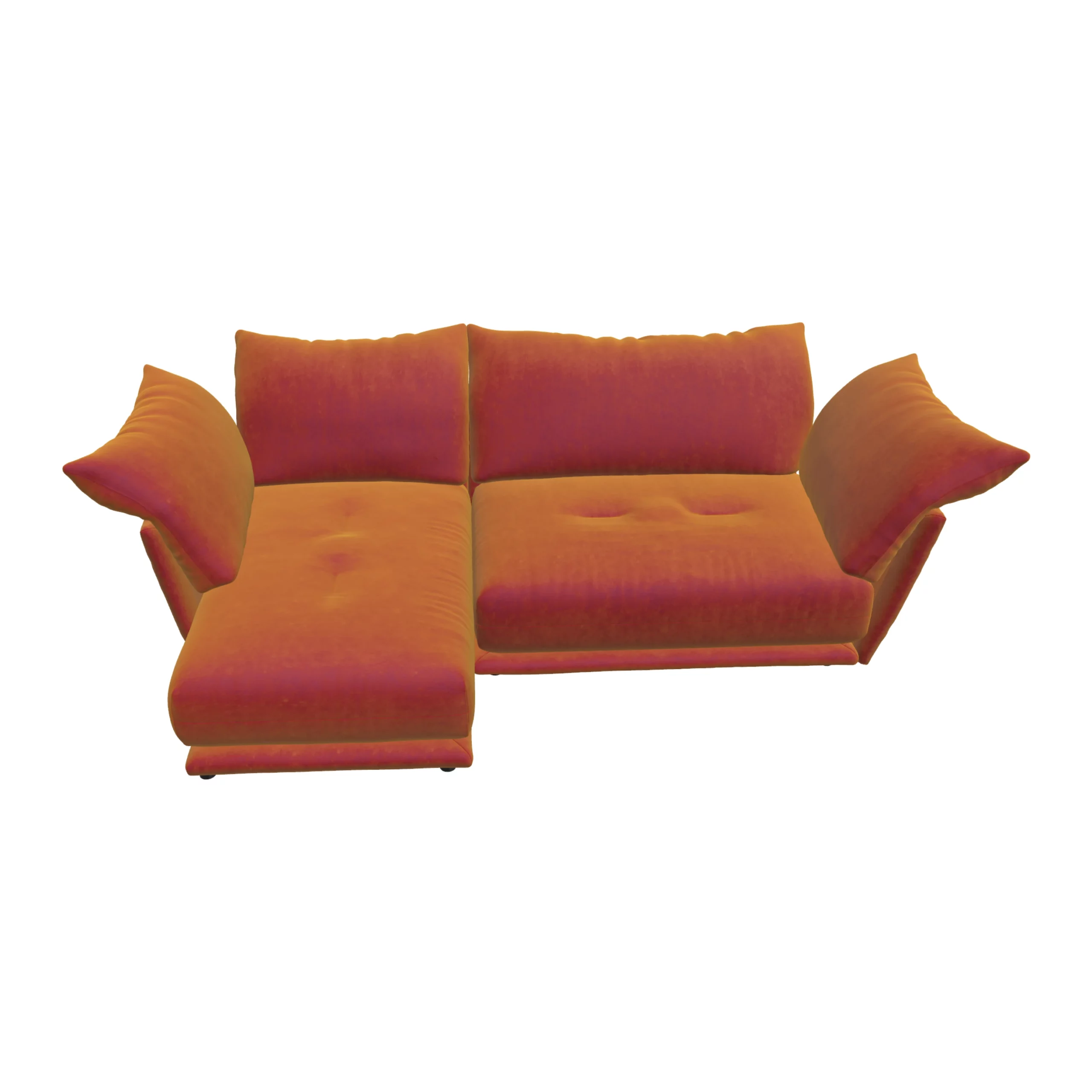 Bretz ESFERA Ecksofa HLI102 im Bezug 668466 goldfish