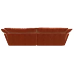 Bretz ESFERA Sofa G102 in der Rückansicht im Bezug 642960 orange