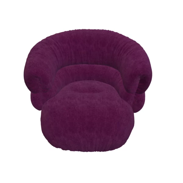 Bretz BALAAO Sessel A104 im Bezug 668417 deep purple