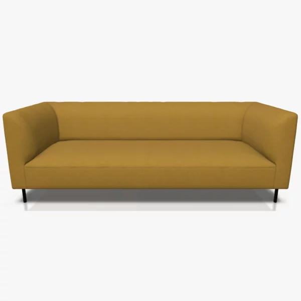 freistil 160 Sofa in der Breite ca. 222 cm im Stoff-Bezug 6545 honiggelb
