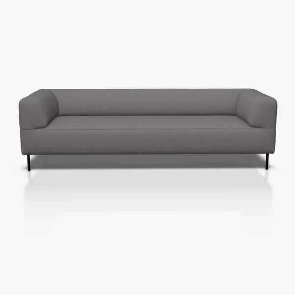 freistil 185 Sofa in der Breite ca, 223 cm im Stoff-Bezug 4080 schwarz-weiss-grau